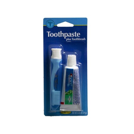 Kole Imports Kole Imports EC409-48 Travel Toothbrush & 0.85 oz Crest Toothpaste Kit - Case of 48 EC409-48